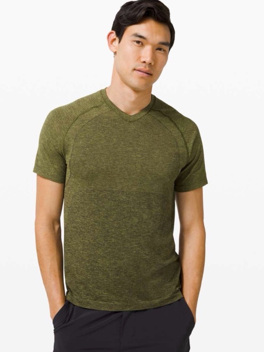 Lululemon Metal Vent Tech Short Sleeve V 2.0 in Soleil Sz M ORG RETAIL $78